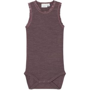 NAME IT Baby Meisjes Nbfwang Wool Needle Tank Body, lila, 68 cm