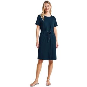 Street One - 1408928 - Jerseyjurk - Navy Blauw - Met Trekkoord