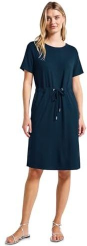 Street One - 1408928 - Jerseyjurk - Navy Blauw - Met Trekkoord