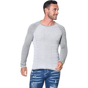 Just Emporio Trui voor volwassenen, heren, wit/grijs, wit/grijs, M