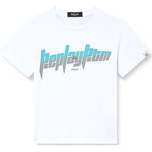 Replay - T-shirt - Wit - 6 jaar