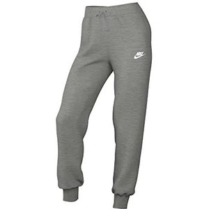 Nike Womens Pant Sportswear Club Fleece, Dk Grey Heather/White, DQ5191-063, M-T
