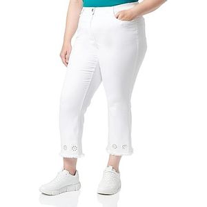 Samoon Dames BettyJeans Jeans, wit, 44, wit, 44