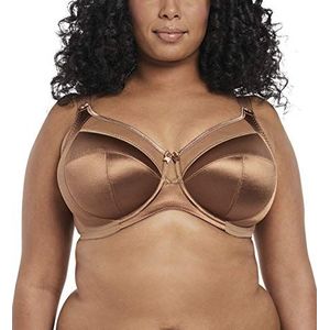 GODDESS Women's Plus Size Keira Underwire Banded Bra, Cinnamon, 38J