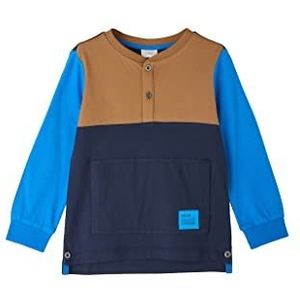 s.Oliver Junior Boy's shirt met lange mouwen, donkerblauw, 92/98