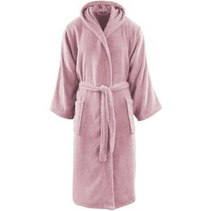 GUZZINI Botanical badjas voor dames en heren met capuchon, riem en zakken, katoen en lyocell, Oeko-Tex-gecertificeerd, zacht en glad, badjas voor dames en heren, absorberend, wasbaar en duurzaam,