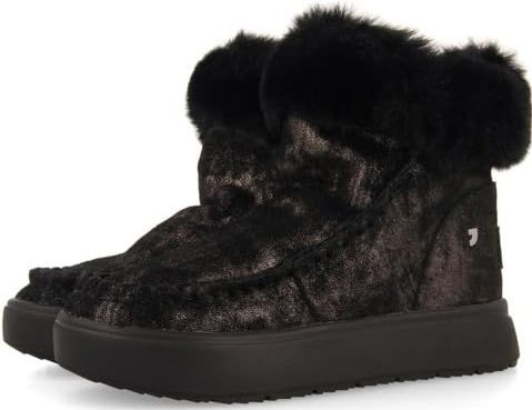 GIOSEPPO TOVELDE Dameslaarzen - Zwart - Bontvoering - Licht EVA