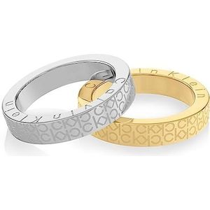Calvin Klein Ring voor dames collectie CK ICONIC FOR HER, Size: 52, Roestvrij staal, Geen edelsteen