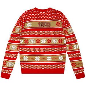 FOCO Standard NFL Big Logo Ugly Sweater, Team Color