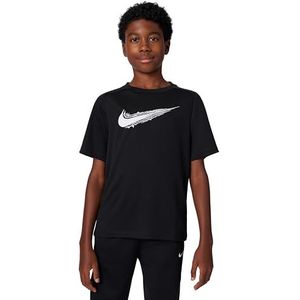 Nike - Df Multi Hbr - T-shirt - Zwart - 100% Polyester, Dri-FIT Technologie