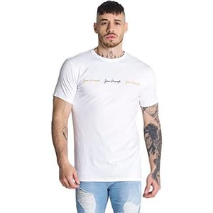 Gianni Kavanagh Wit Trivial T-shirt, XL heren, Regulable, XL