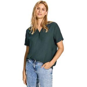 T-shirt blouse, fir green, S