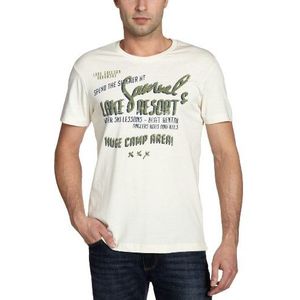 BLEND - T-shirt voor heren, Wit (5), 46 NL (Fabrikant maat S)