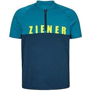 Ziener Nielson Uniseks fietsshirt voor kinderen, mountainbike, racefiets, ademend, sneldrogend, elastisch, korte mouwen (1 stuk)