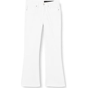 Armani Exchange J62 Flare Capri damesjeans, wit, 25