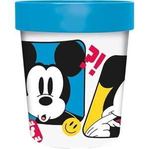 Disney Mickey Mouse beker voor kinderen, Mickey Mouse, 260 ml, met antislip onderkant