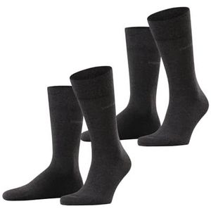 ESPRIT - Basic Easy - Huissokken - Grijs - Katoen - Multipack 2 Paar
