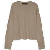 VERO MODA - VMGOLD ART - Trui - Sand - Losse Pasvorm - Lange Mouw