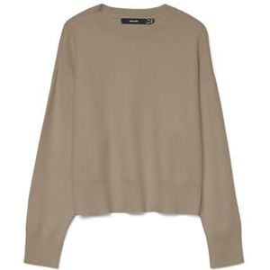 VERO MODA - VMGOLD ART - Trui - Sand - Losse Pasvorm - Lange Mouw