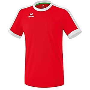 Erima uniseks-volwassene Retro Star shirt (3132120), rood/wit, M