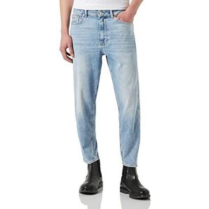 BOSS Heren Tatum BC-C Jeans Tapered Fit Blauw van Denim Stretch Comfortabel, Turkoois, 33W / 32L