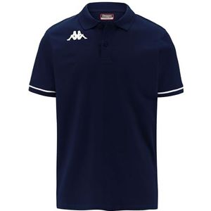 Kappa - Barli - Poloshirt - Marineblauw - 100% Katoen