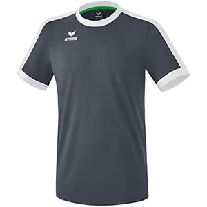 Erima uniseks-volwassene Retro Star shirt (3132128), slate grey/wit, XL