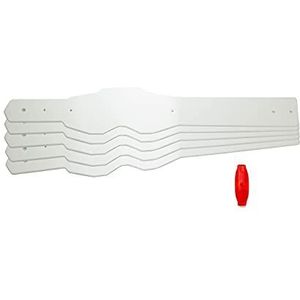 ZH Seecle SE-41S029-HZ milieuvriendelijke kraslenzen (E.T.O.S.) compatibel met bril/masker, 100% RACECRAFT 2/ACCURI 2 set, 50-delig, uniseks, transparant, eenheidsmaat