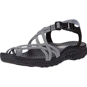 Skechers Reggae Irie Mon voor dames, Zwart/Wit, 39 EU