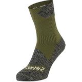 SEALSKINZ Bircham - Waterdichte Sokken - Olijf/Grijs Gemêleerd - Uniseks - 1 stuk
