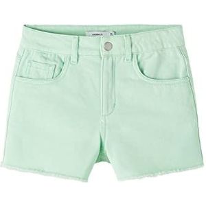 NAME IT Nkfrandi Mom Twiizza Tb Shorts voor meisjes, Green Ash, 116 cm