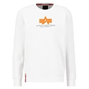 Alpha Industries Basis Rubber Trui voor Mannen White