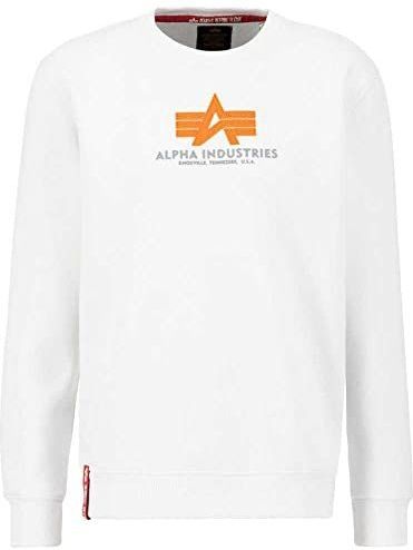 Alpha Industries - Basic Rubber - Sweatshirt - Katoen - Ronde Hals, Zonder Capuchon