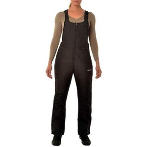 Arctix Women's Essential Insulated Bib Overalls, Black, (X-Small Short)