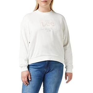 Lee Dames Box Logo Sws Sweatshirt, off-white, XS