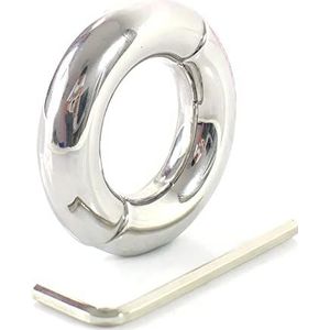 Metal Stainless Steel Cock Rings Scrotum Ring for Men Adult Sex Penis Weight Testicle Ring Sex Toys for Couples (5cm/1.97in)