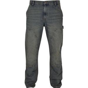 Urban Classics Double Knee Jeans voor heren, 2000 Washed, 38