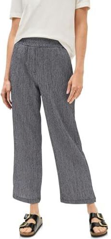 Cecil - Dames Crepe Broek - Blauw - Rechte Leg