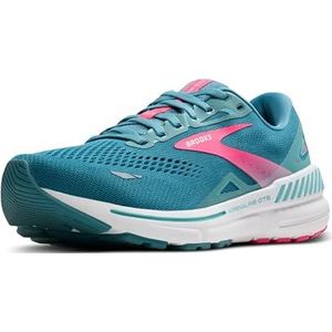 Brooks Adrenaline GTS 23 Sneakers voor dames, Storm Blue Pink Aqua, 36.5 EU