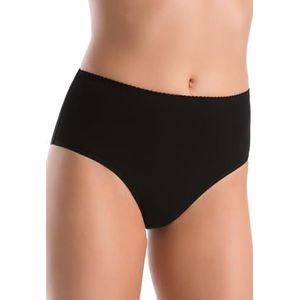 Teyli dames slip bamboe onderbroek simi, zwart, 3XL grote maten