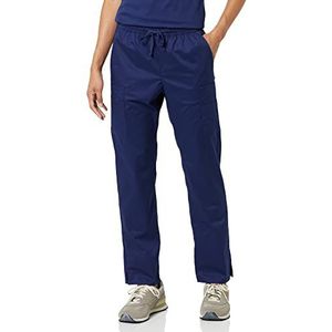 Amazon Essentials Sneldrogende stretch scrubbroek voor dames (verkrijgbaar in grote maten), donkerblauw, klein