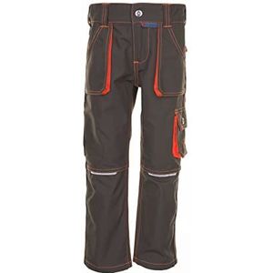 Planam 6112098 Maat 98/104 ""Junior"" Broek - Olijf/Oranje