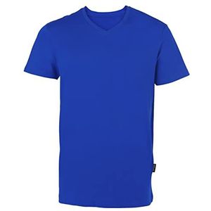 HRM Heren Luxe V-Hals T-shirt, Koningsblauw, Maat 3XL I Premium Heren T-shirt Gemaakt van 100% Biologisch Katoen I Basic T-shirt Wasbaar tot 60°C I Hoogwaardige & Duurzame Herenkleding