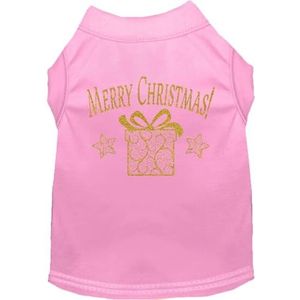 Mirage Huisdier Producten Gouden Kerstmis Present Hond Shirt_P