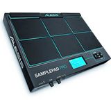Alesis SamplePad Pro - 8-pad percussie en sample-triggering instrument met rubberen pads, actieve blauwe LED-verlichting, uitbreidingsopties voor 2 extra triggers en 200+ ingebouwde geluiden