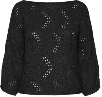 VERO MODA Trui 'VMGIGI'  zwart