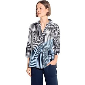 CECIL Lange gestreepte blouse, Universeel blauw, S