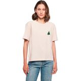 Merchcode - T-shirt - Rose - 100% Katoen