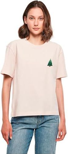 Merchcode - T-shirt - Rose - 100% Katoen