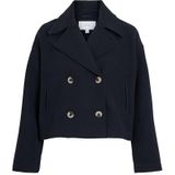 Vila - Kamina - Jas - V-hals - Lange Mouwen - Dubbele Rij Knopen